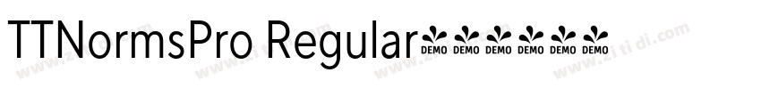 TTNormsPro Regular字体字体转换